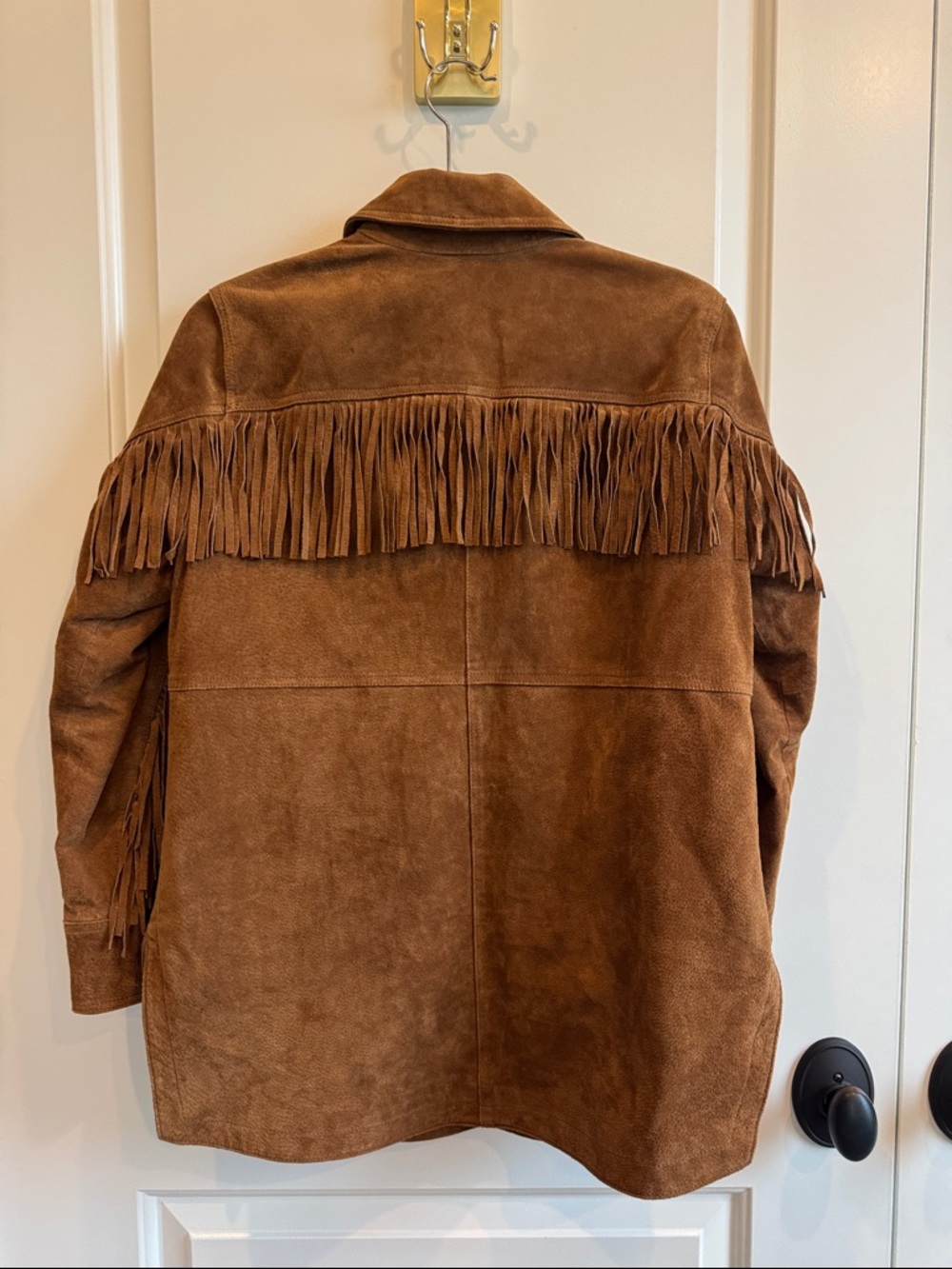 NWT Anthropologie Pilcro Danae Fringed Suede Jacket Sz SP - Picture 8 of 12